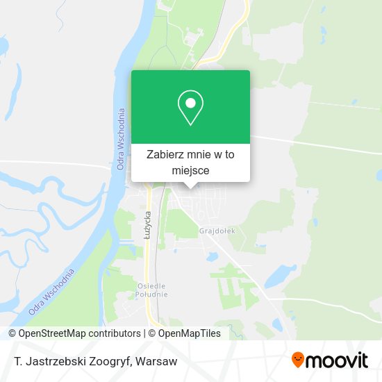 Mapa T. Jastrzebski Zoogryf