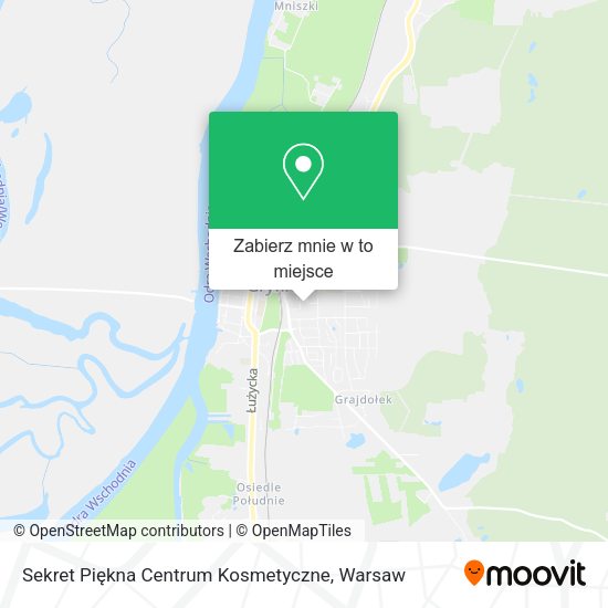 Mapa Sekret Piękna Centrum Kosmetyczne