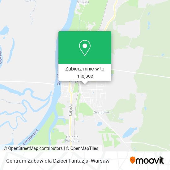 Mapa Centrum Zabaw dla Dzieci Fantazja