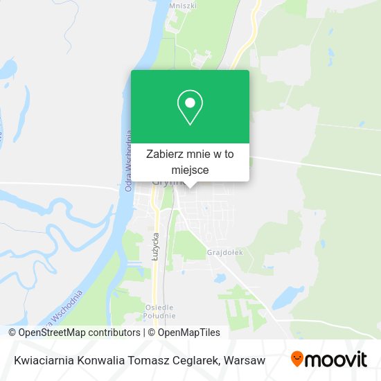 Mapa Kwiaciarnia Konwalia Tomasz Ceglarek