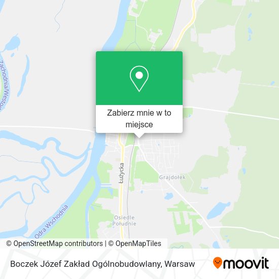 Mapa Boczek Józef Zakład Ogólnobudowlany