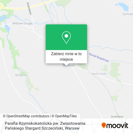 Mapa Parafia Rzymskokatolicka pw. Zwiastowania Pańskiego Stargard Szczeciński