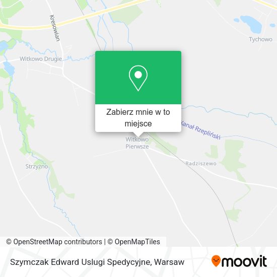 Mapa Szymczak Edward Uslugi Spedycyjne