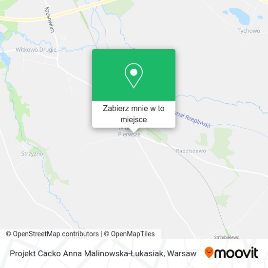 Mapa Projekt Cacko Anna Malinowska-Łukasiak