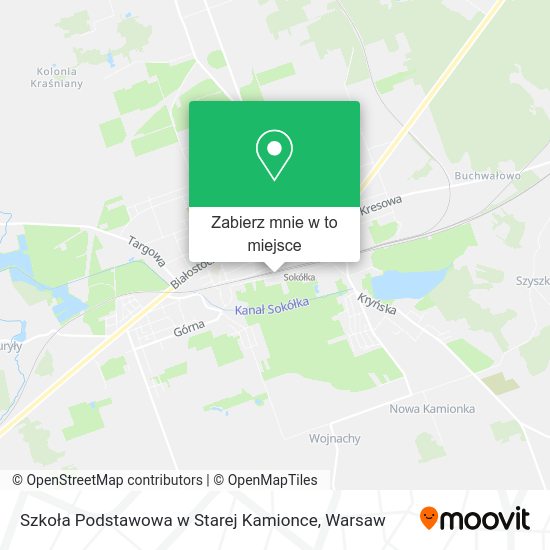 Mapa Szkoła Podstawowa w Starej Kamionce