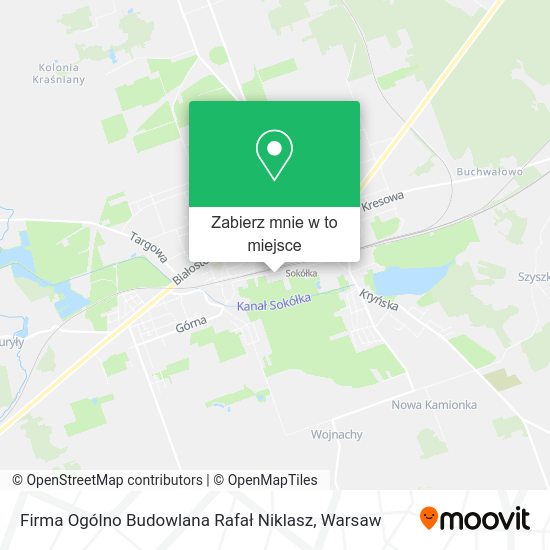 Mapa Firma Ogólno Budowlana Rafał Niklasz