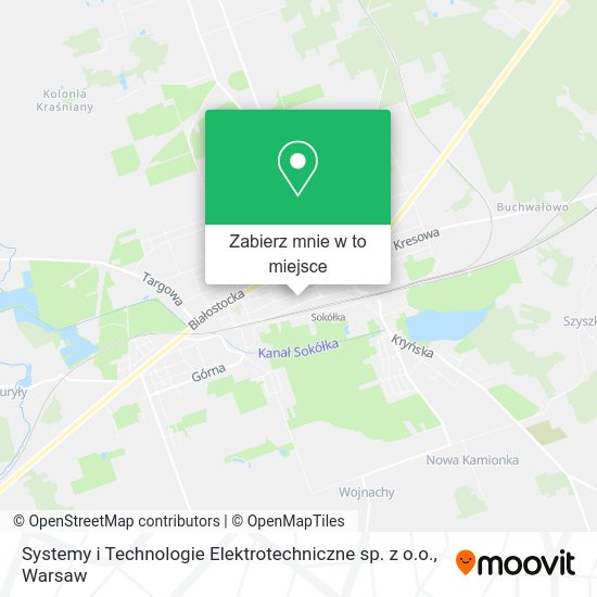 Mapa Systemy i Technologie Elektrotechniczne sp. z o.o.