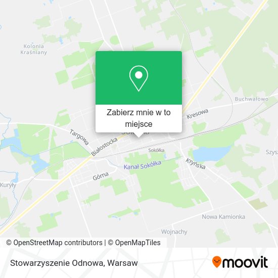 Mapa Stowarzyszenie Odnowa