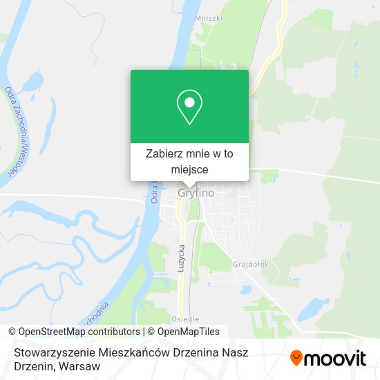 Mapa Stowarzyszenie Mieszkańców Drzenina Nasz Drzenin