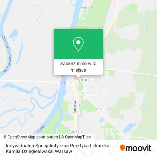 Mapa Indywidualna Specjalistyczna Praktyka Lekarska Kamila Dzięgielewska