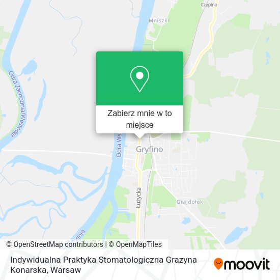 Mapa Indywidualna Praktyka Stomatologiczna Grazyna Konarska