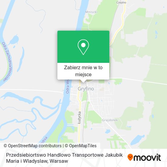 Mapa Przedsiebiortswo Handlowo Transportowe Jakubik Maria i Wladyslaw