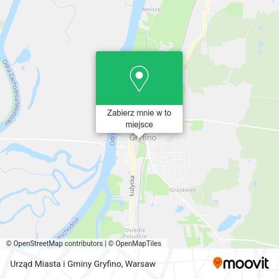 Mapa Urząd Miasta i Gminy Gryfino