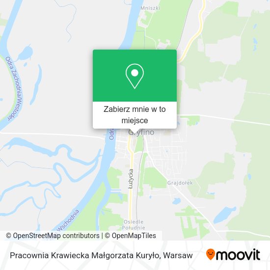 Mapa Pracownia Krawiecka Małgorzata Kuryło