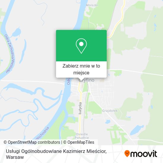 Mapa Usługi Ogólnobudowlane Kazimierz Mieścior