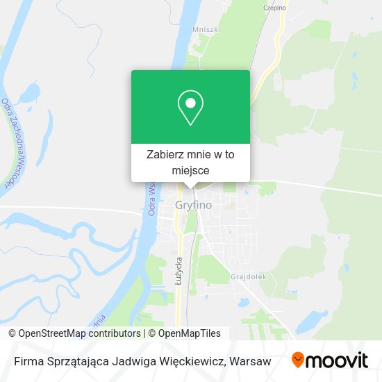 Mapa Firma Sprzątająca Jadwiga Więckiewicz