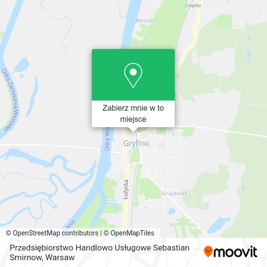 Mapa Przedsiębiorstwo Handlowo Usługowe Sebastian Smirnow