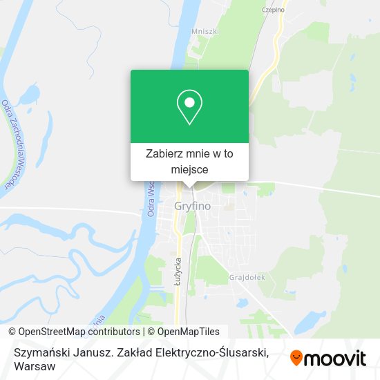 Mapa Szymański Janusz. Zakład Elektryczno-Ślusarski