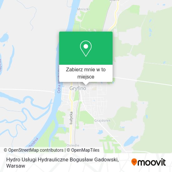 Mapa Hydro Usługi Hydrauliczne Bogusław Gadowski