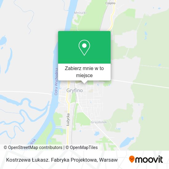 Mapa Kostrzewa Łukasz. Fabryka Projektowa