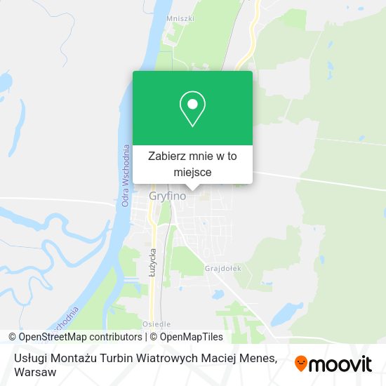 Mapa Usługi Montażu Turbin Wiatrowych Maciej Menes