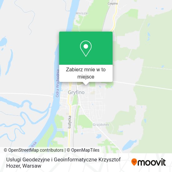 Mapa Usługi Geodezyjne i Geoinformatyczne Krzysztof Hozer