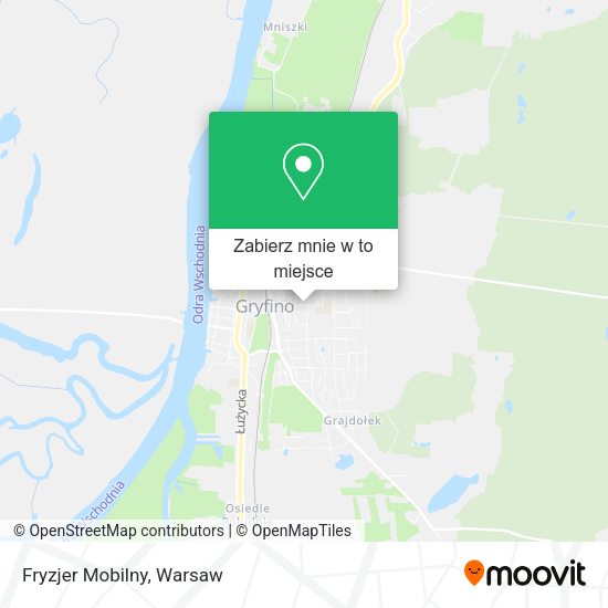 Mapa Fryzjer Mobilny