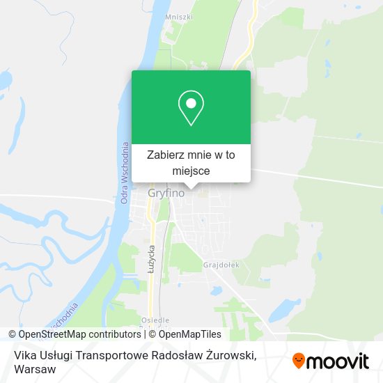 Mapa Vika Usługi Transportowe Radosław Żurowski