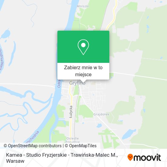 Mapa Kamea - Studio Fryzjerskie - Trawińska-Malec M.