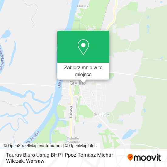 Mapa Taurus Biuro Usług BHP i Ppoż Tomasz Michał Wilczek