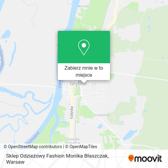 Mapa Sklep Odzieżowy Fashion Monika Błaszczak