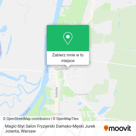 Mapa Magic-Styl Salon Fryzjerski Damsko-Męski Jurek Jolanta