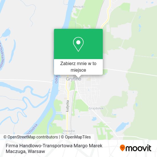 Mapa Firma Handlowo-Transportowa Margo Marek Maczuga