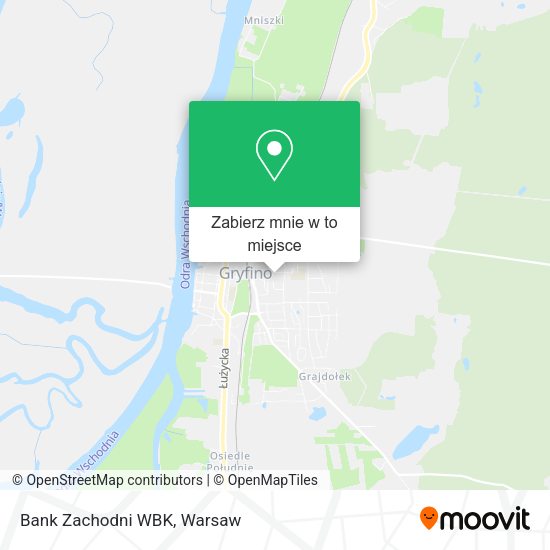 Mapa Bank Zachodni WBK