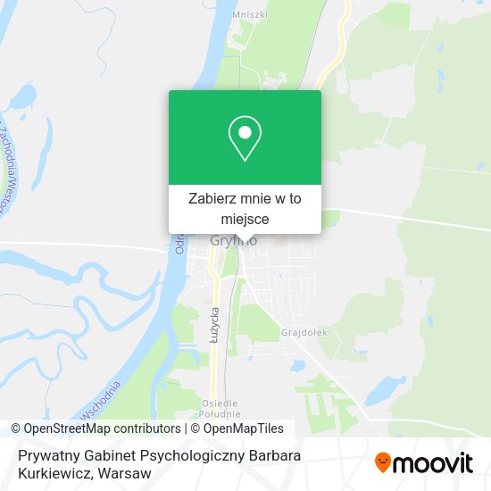 Mapa Prywatny Gabinet Psychologiczny Barbara Kurkiewicz