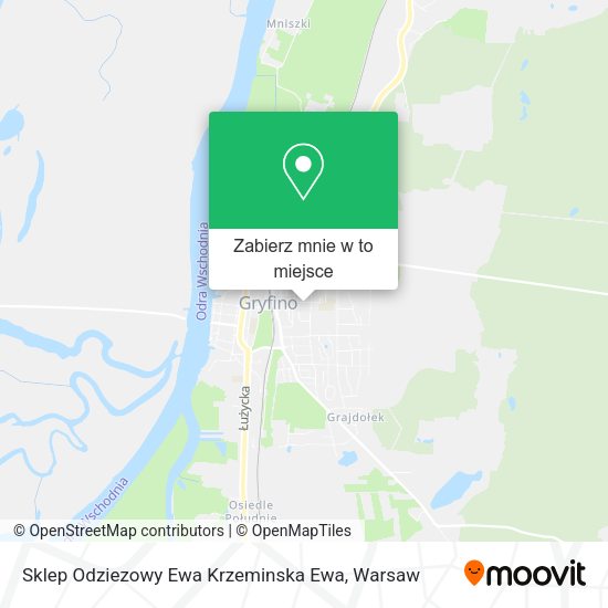 Mapa Sklep Odziezowy Ewa Krzeminska Ewa