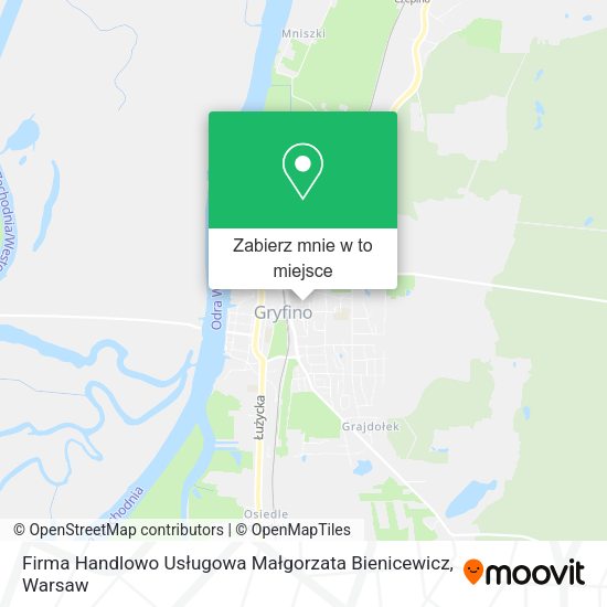 Mapa Firma Handlowo Usługowa Małgorzata Bienicewicz