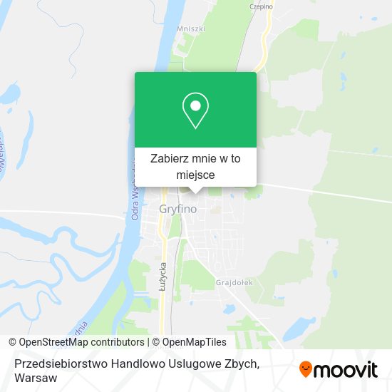 Mapa Przedsiebiorstwo Handlowo Uslugowe Zbych