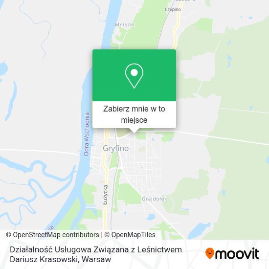 Mapa Działalność Usługowa Związana z Leśnictwem Dariusz Krasowski