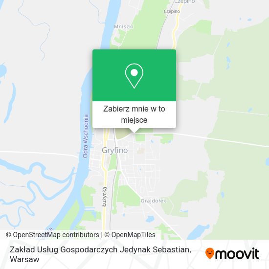 Mapa Zakład Usług Gospodarczych Jedynak Sebastian