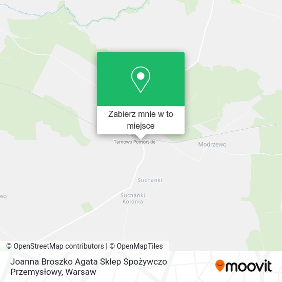 Mapa Joanna Broszko Agata Sklep Spożywczo Przemysłowy