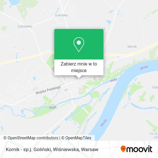 Mapa Kornik - sp.j. Goliński, Wiśniewska