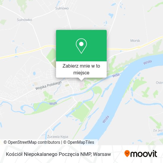 Mapa Kościół Niepokalanego Poczęcia NMP