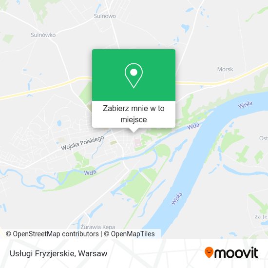 Mapa Usługi Fryzjerskie