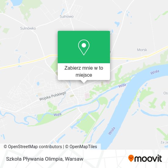 Mapa Szkoła Pływania Olimpia