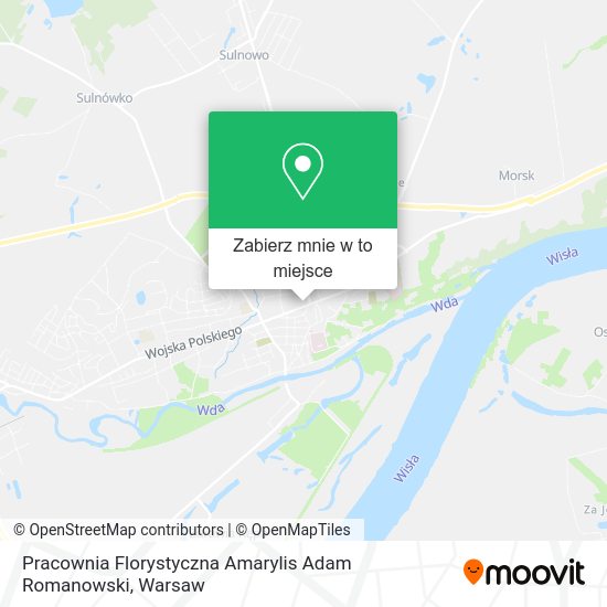 Mapa Pracownia Florystyczna Amarylis Adam Romanowski