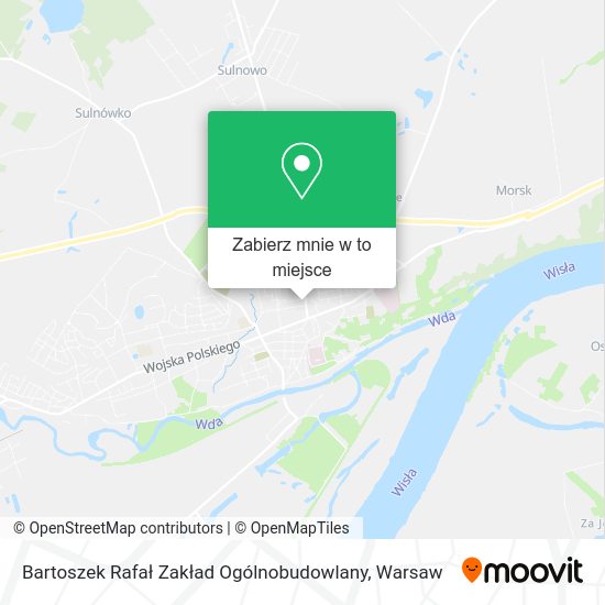 Mapa Bartoszek Rafał Zakład Ogólnobudowlany