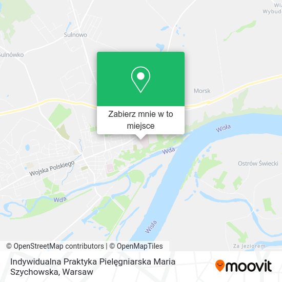 Mapa Indywidualna Praktyka Pielęgniarska Maria Szychowska