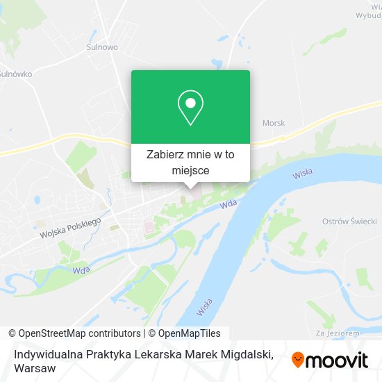 Mapa Indywidualna Praktyka Lekarska Marek Migdalski