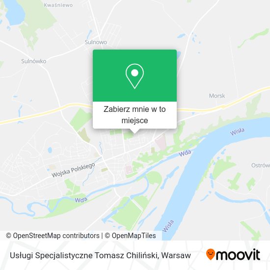 Mapa Usługi Specjalistyczne Tomasz Chiliński